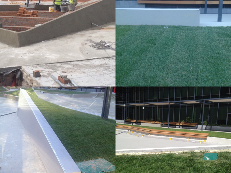 CENTRAL PARKING DECK WATERPROOFING AND PAVEMENT IN CAMPUS VODAFONE SQUARE