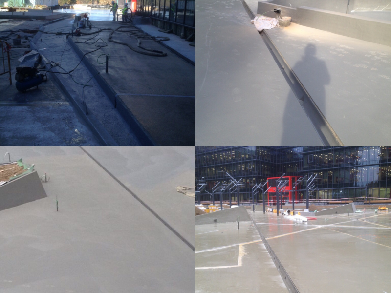 CENTRAL PARKING DECK WATERPROOFING AND PAVEMENT IN CAMPUS VODAFONE SQUARE