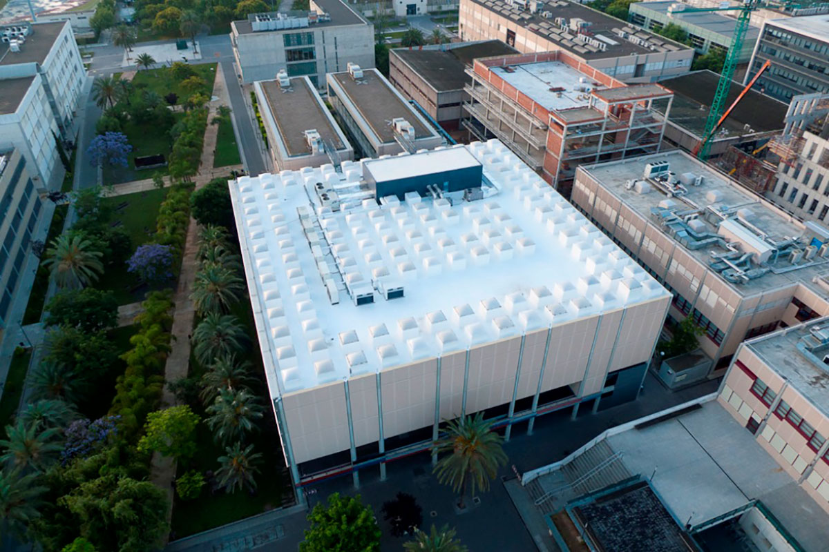 Cubiertas frías en Biblioteca UPV