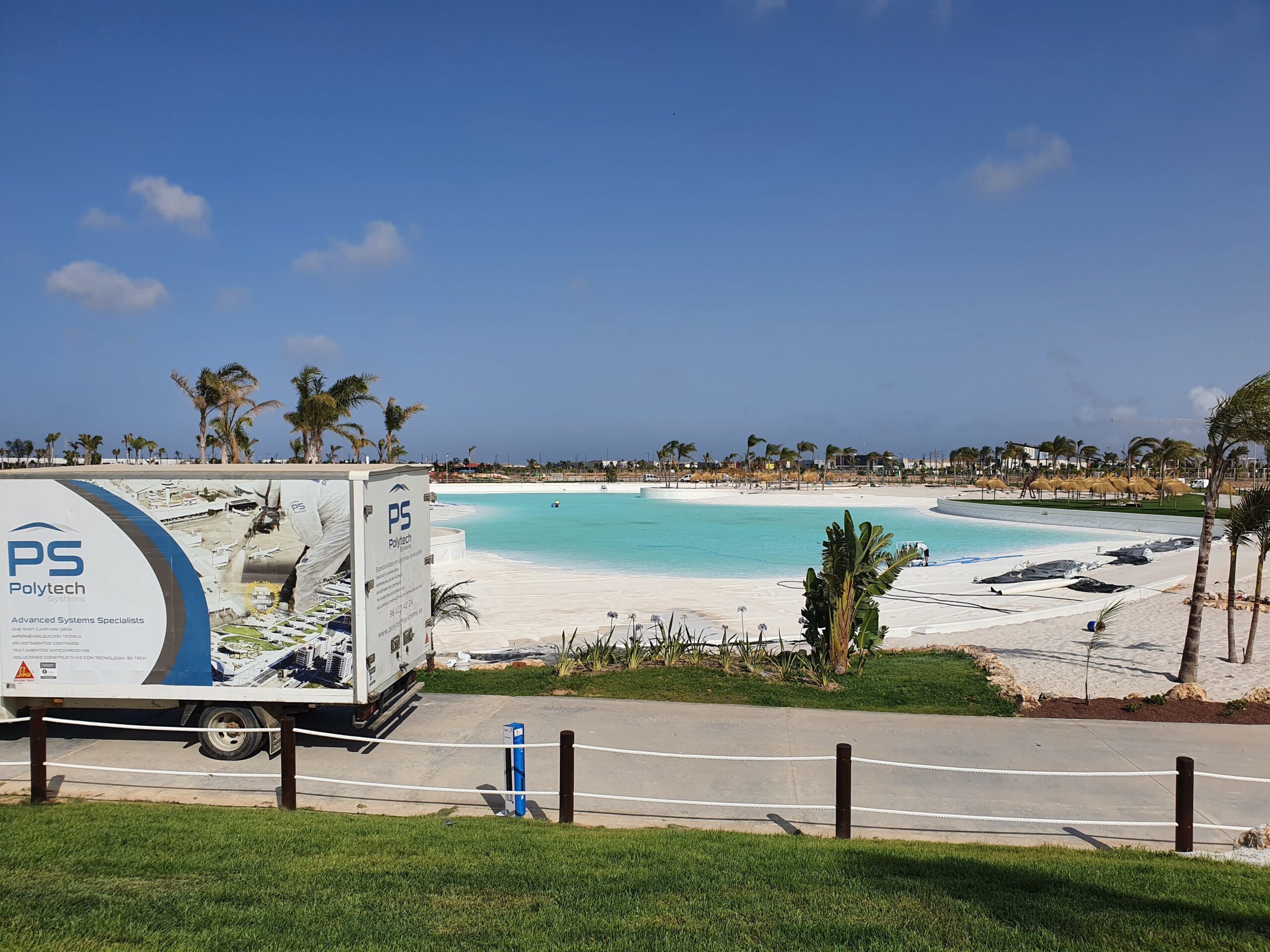 Impermeabilización en lagos artificiales