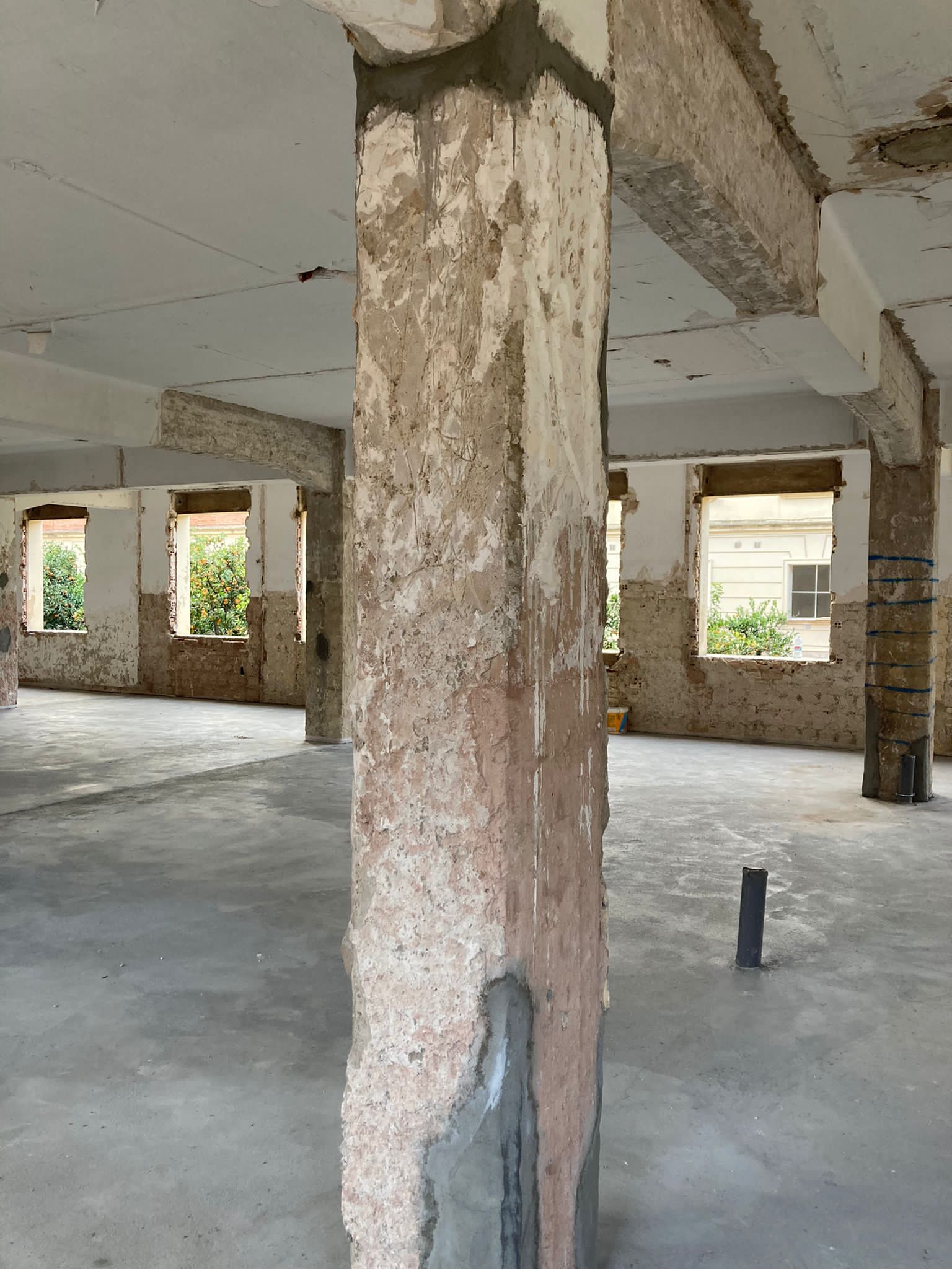 Refuerzo estructural en Hospital Militar